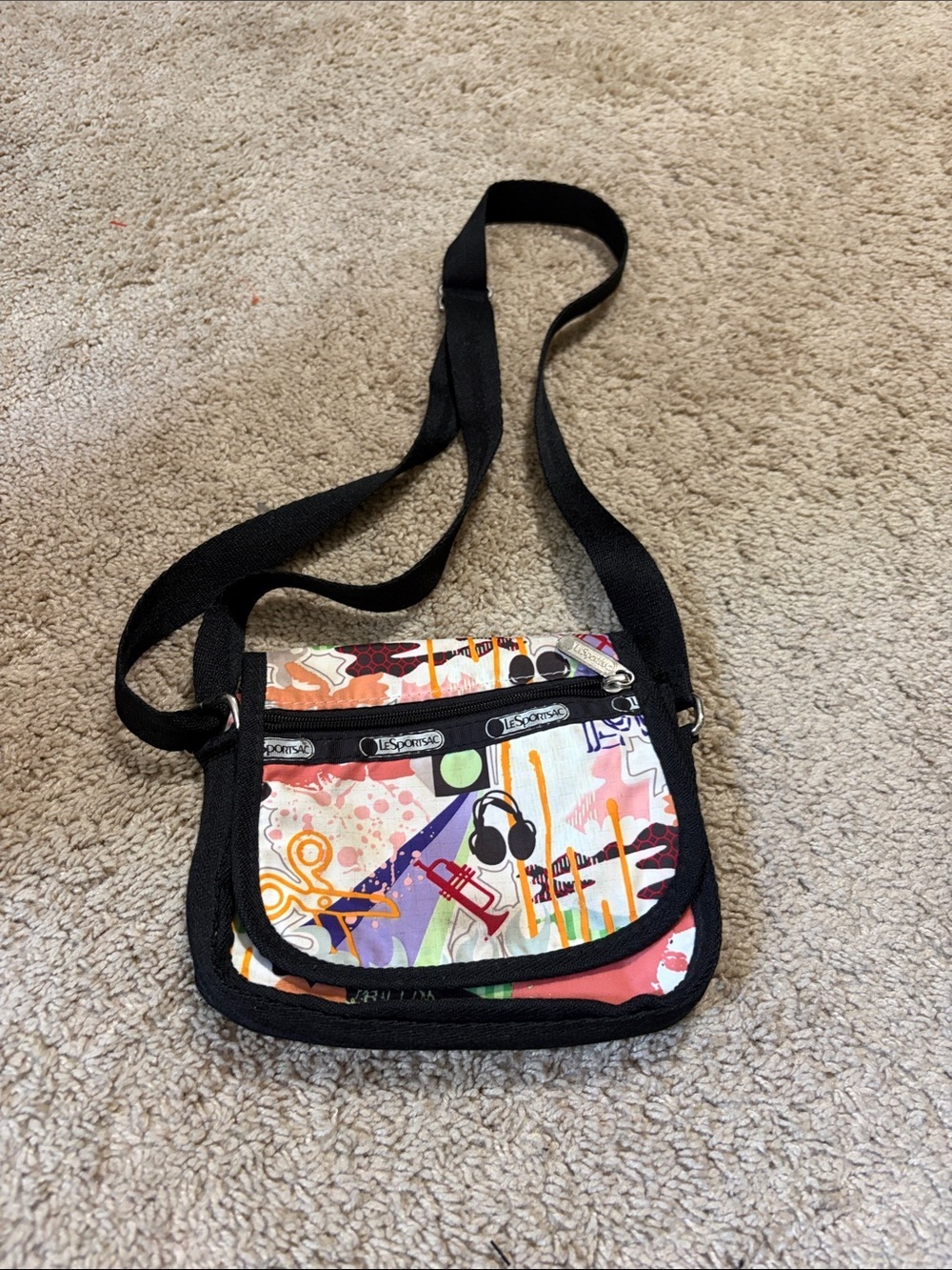 LeSportsac nylon crossbody small music